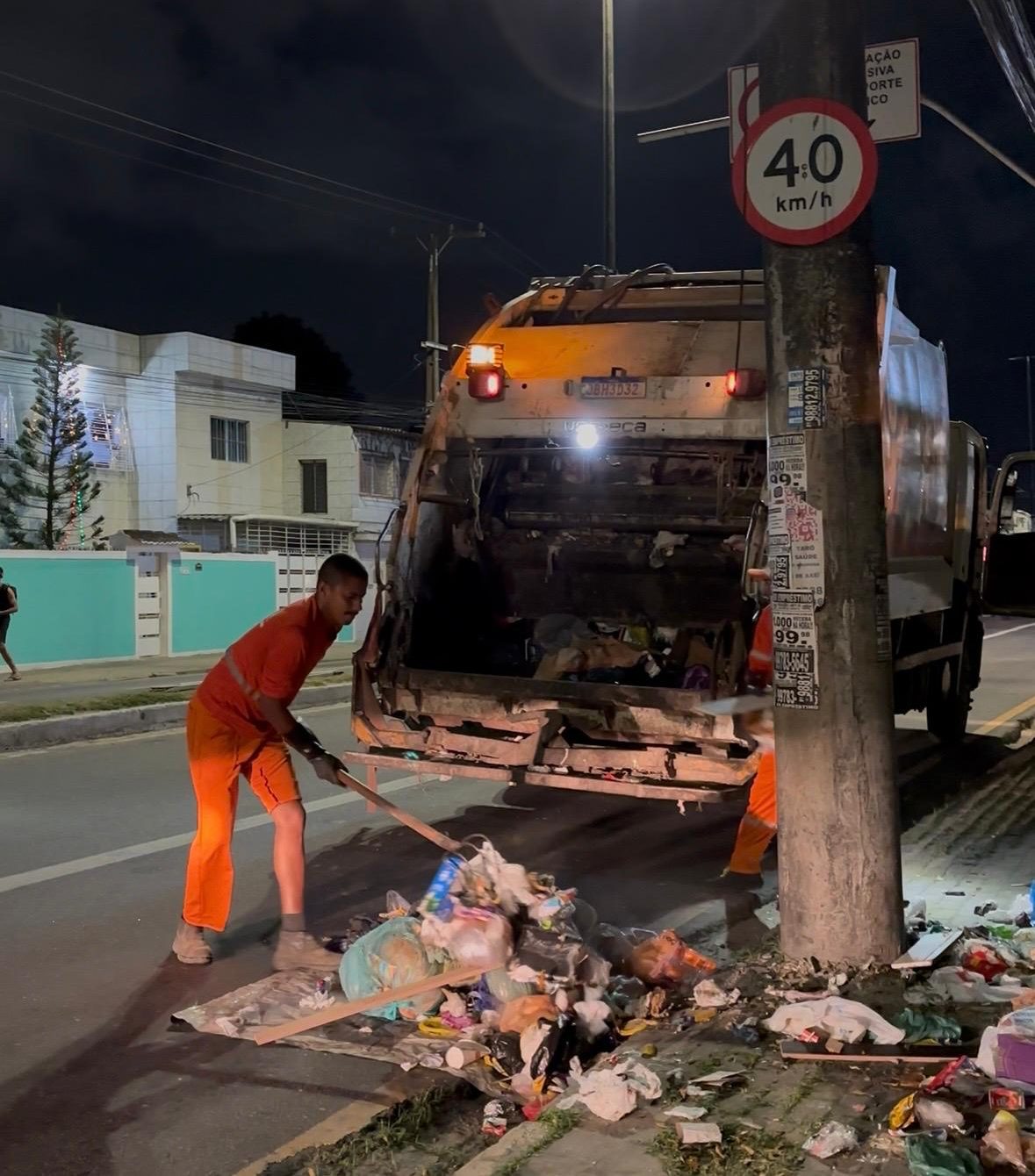 caminhão de lixo