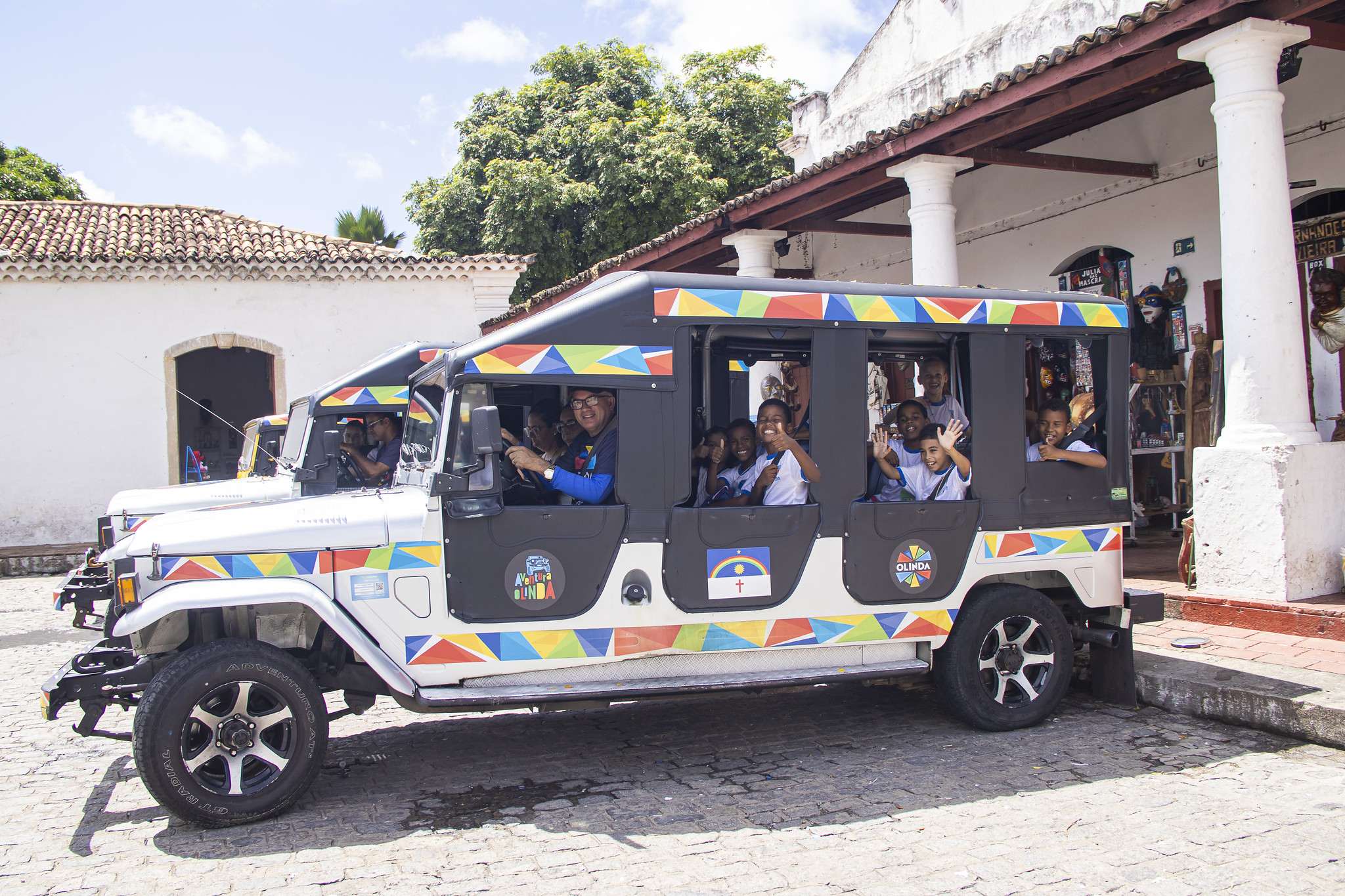 Passeio guiado com alunos da escola Rotary