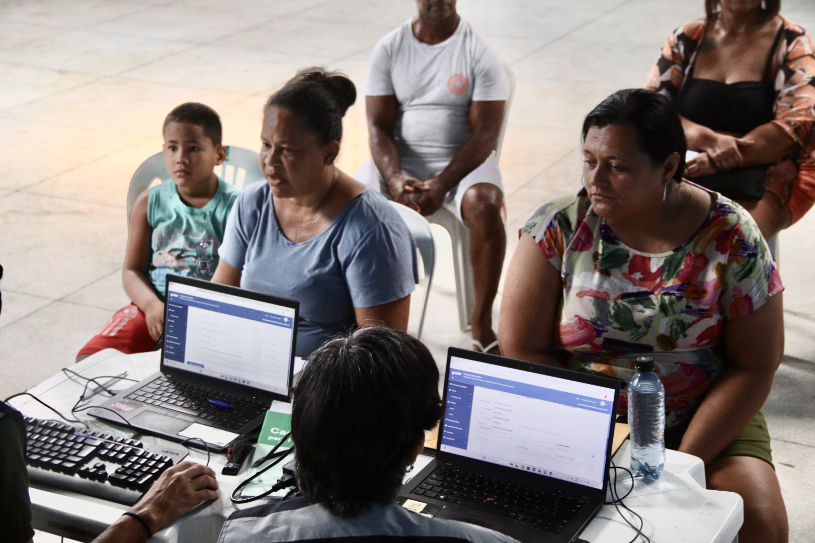 Social itinerante no bairro de Peixinhos