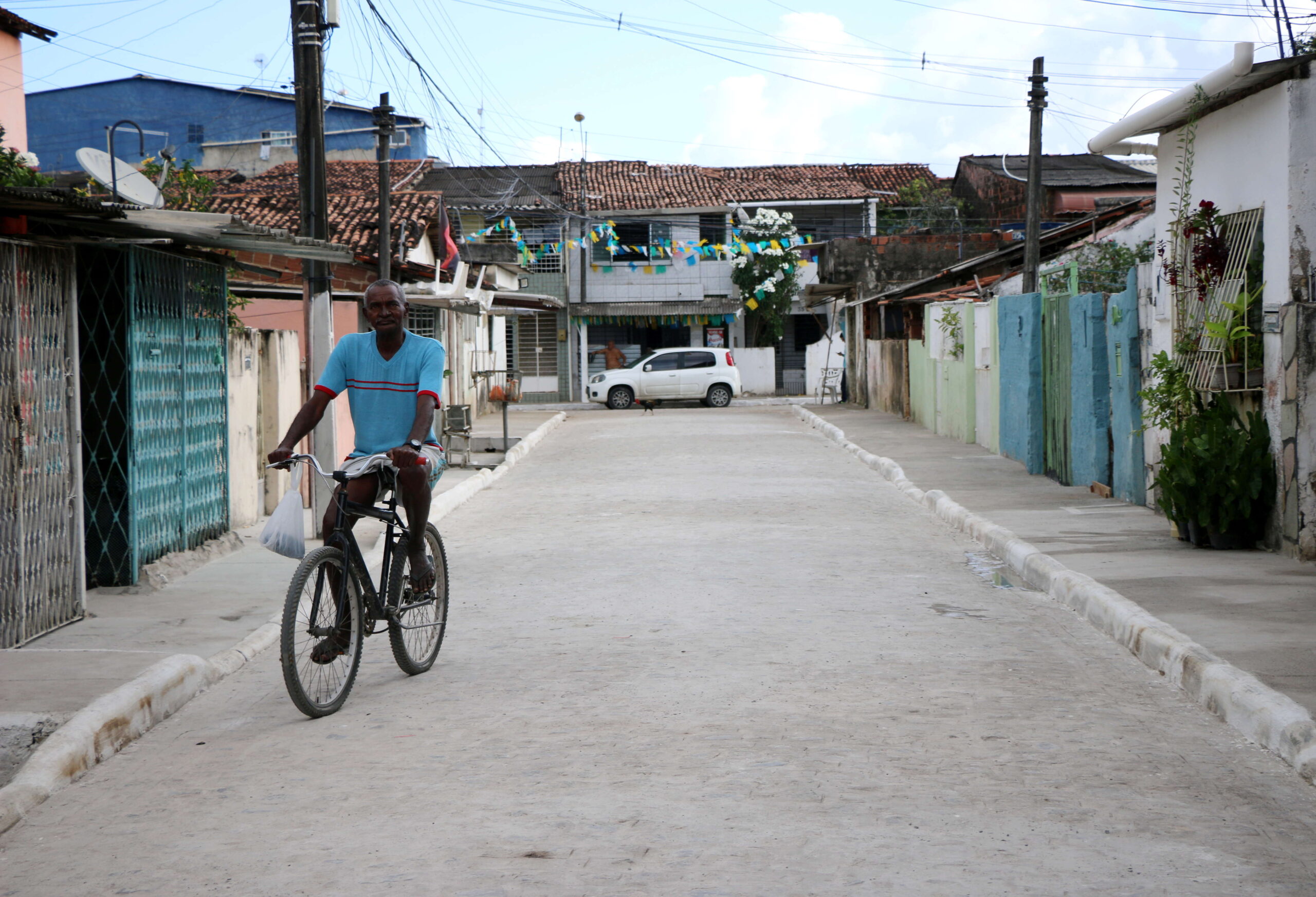 Rua Palmares, bairro de Peixinhos / Olinda. Foto: Sandro Barros / Prefeitura de Olinda