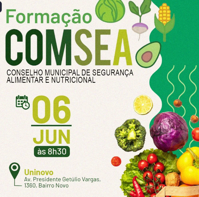 palestra sobre Segurança Alimentar com foco na participação popular