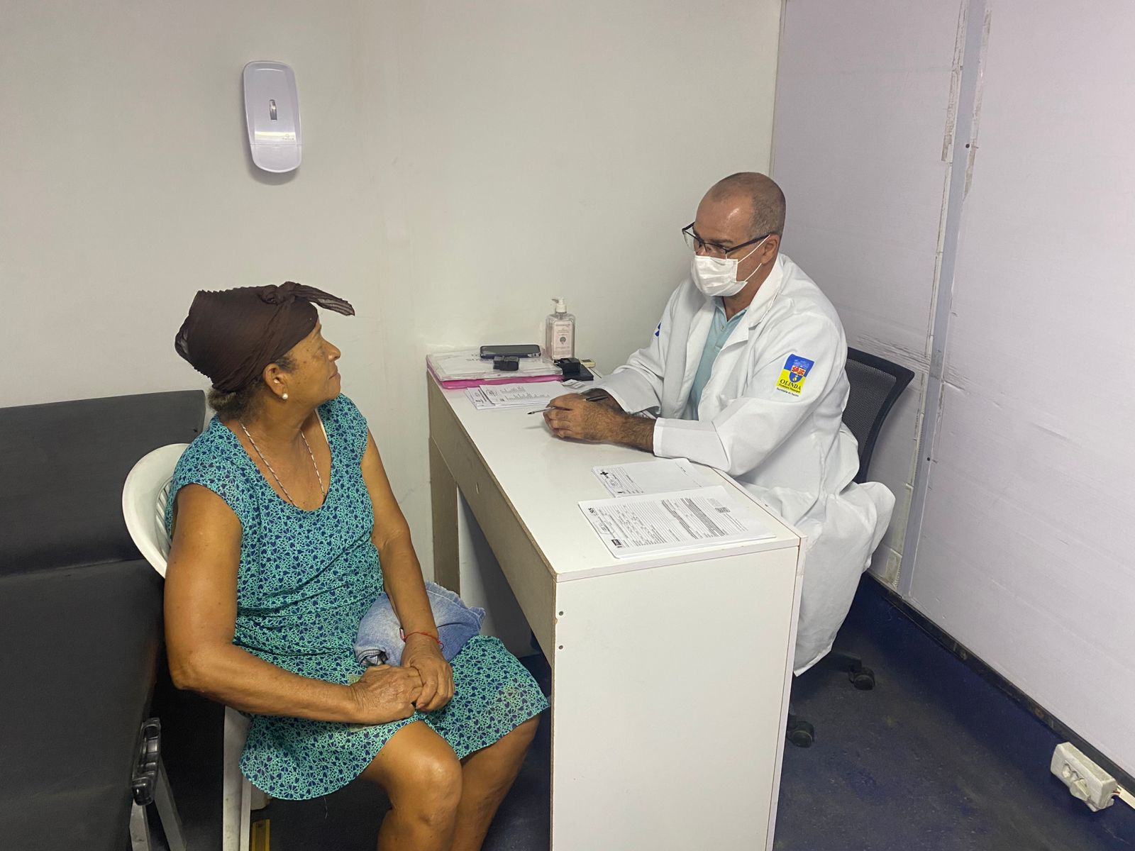 Clínica Móvel em Caixa D'Água