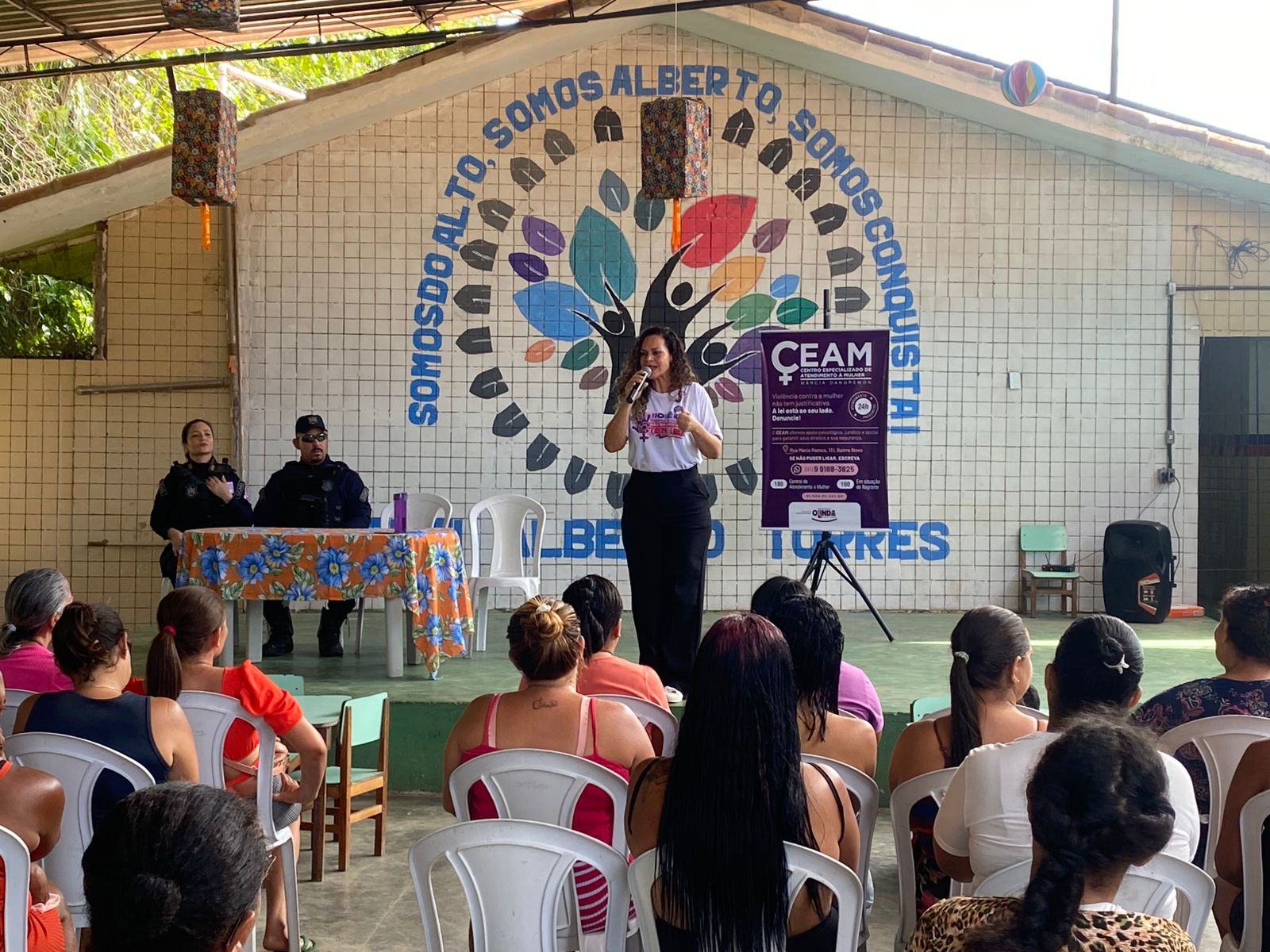 Olinda intensifica combate à violência contra a mulher com palestras educativas