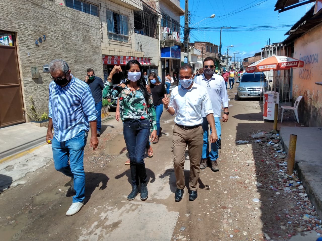 Lupércio visita obras