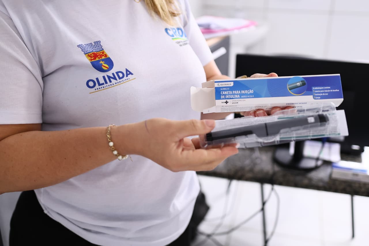 Olinda distribui canetas de insulina reutilizáveis e garante mais praticidade aos pacientes