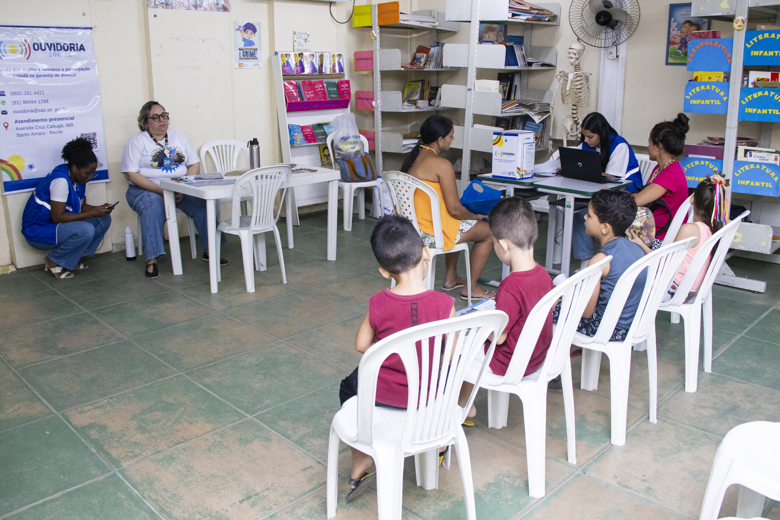 Mutirão de serviço em alusão ao combate ao trabalho infantil