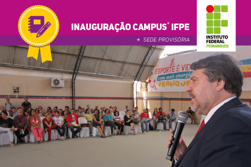 Prefeito de Olinda Renildo Calheiros durante a inauguração do campus do IFPE/Olinda. Foto: Luiz Fabiano/Pref.Olinda