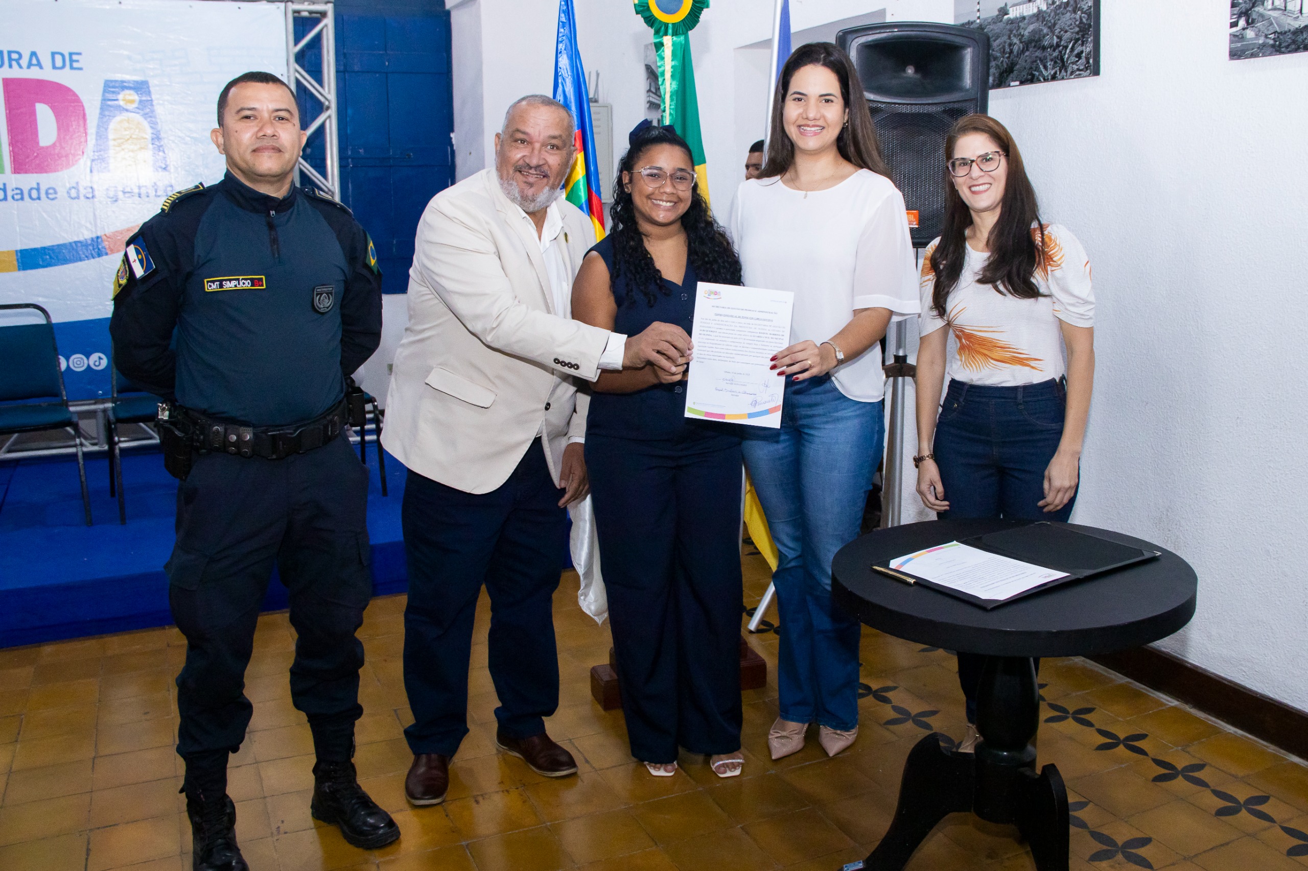 Posse de novos guardas municipais