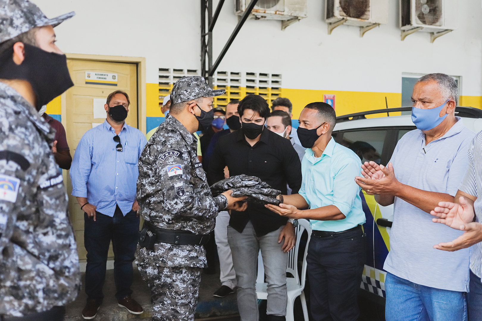 Entrega do novo fardamento do Grupamento Tático - GCMO (21)