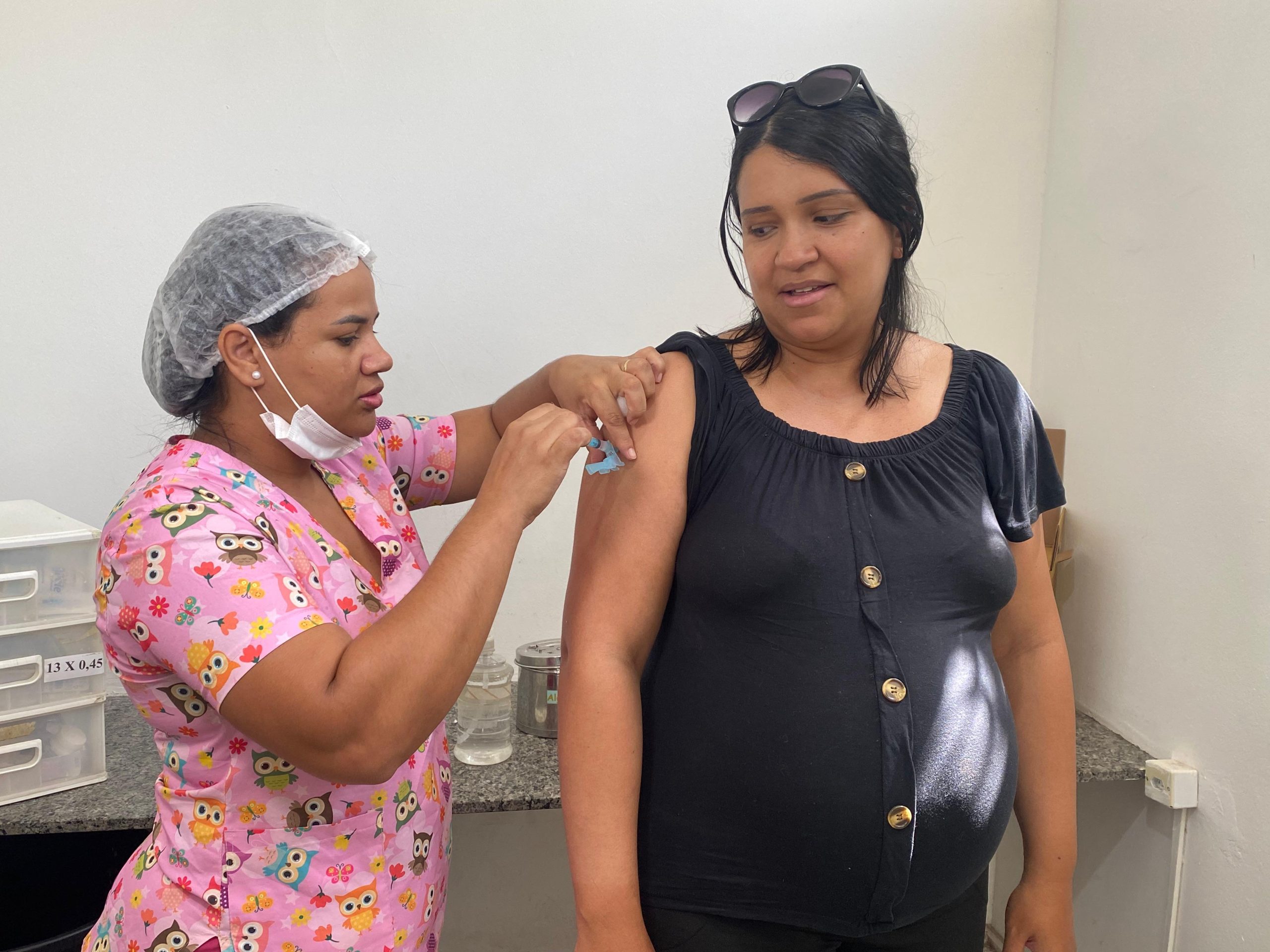 Rafaelly da Silva, na 35º semana de gestação