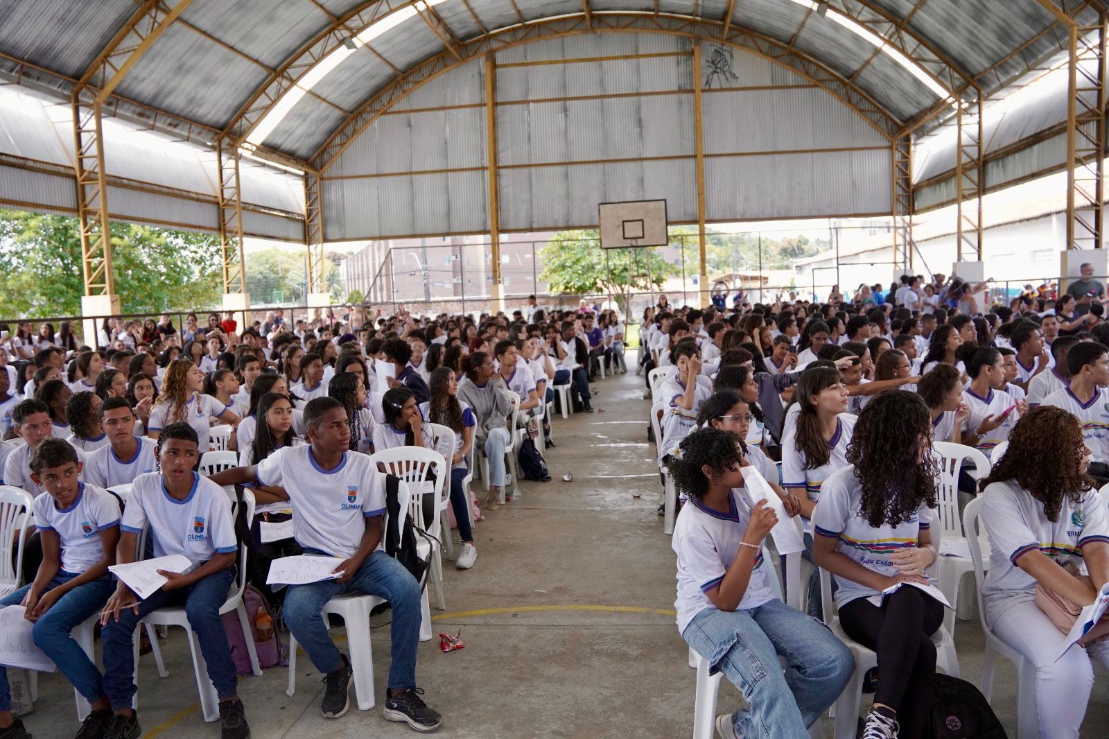 Estudantes da Rede Municipal de Olinda participam do Sistema de Avaliação da Educação Básica (Saeb)