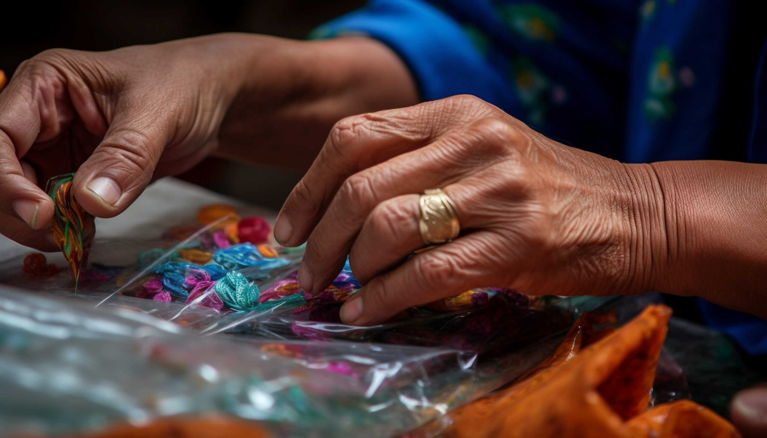 Crafty women paint vibrant colors in workshop fun generated by AI