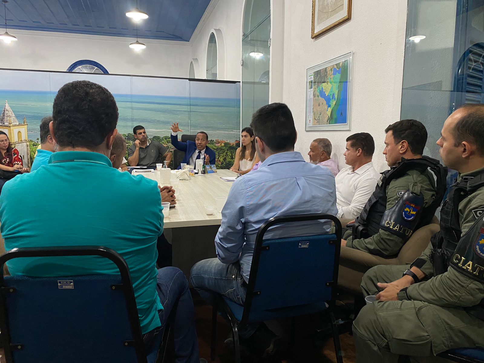 Olinda apresenta proposta de convênio junto à PM para reforçar policiamento no Sítio Histórico