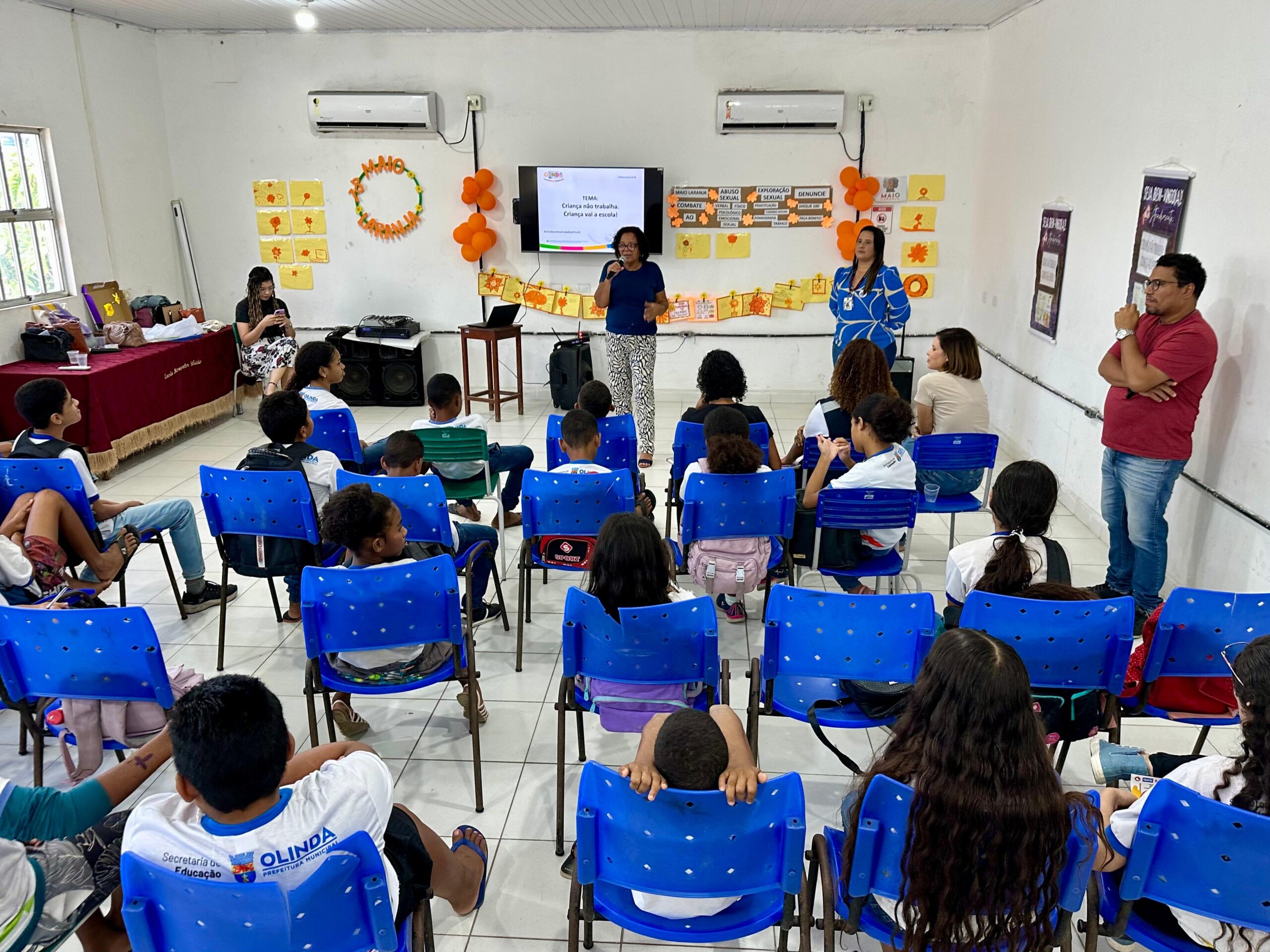 Palestra “Criança não trabalha, criança vai à escola!”