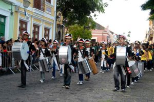 Desfile Cívico em comemoração ao 1º Grito de República do Brasil. Foto: Passarinho/Pref.Olinda