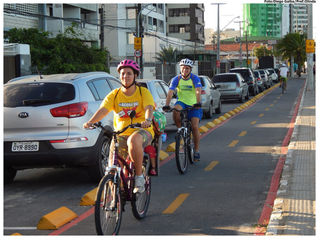 Ciclovia da Nova Orla de Olinda. Foto: Diego Galba/Pref.Olinda